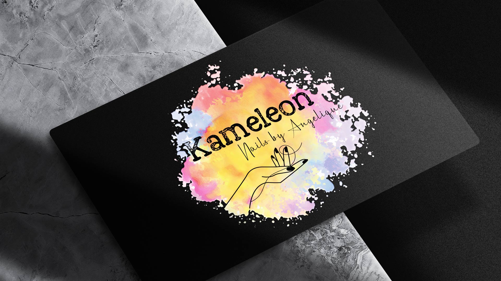 Réalisation de carte de fidélité, de flyers et conception du logo pour notre cliente Kameleon qui se trouve à Rédange-sur-attert